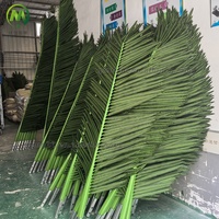 Feuilles de palmier artificielles anti-UV, grandes et durables, décoratives, pour la décoration de tours de signalisation