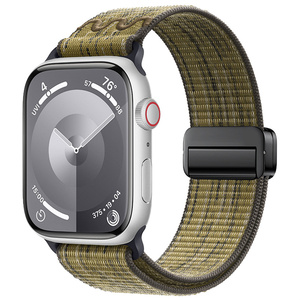 Bracelet en nylon à boucle magnétique pour <span class=keywords><strong>Apple</strong></span> <span class=keywords><strong>Watch</strong></span> 49 mm 46 mm 42 mm, bracelet réglable pour homme et femme pour iWatch Series - Product Image 5