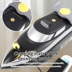 HOSHI Più Nuovo HJ807 Barca del RC 2.4G Esca Decoying Trawler di Raffreddamento Ad Aria Impermeabile Mai Capovolgersi 2 in 1RC Barca Da Pesca con Zaino - Product Image 4