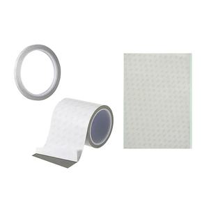 Ruban adhésif double face en acrylique conducteur pour papier, facile à déchirer, pour usage électronique, blanc, noyau de 38 mm, fabriqué au Japon - Product Image 1