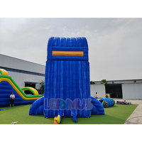 Toboggan aquatique gonflable géant en PVC avec piscine à jets d'eau, toboggan de parc aquatique extérieur pour enfants et adultes, amusement estival en plein air