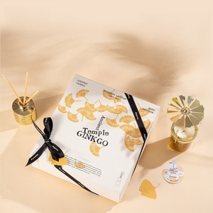 Sang Trọng Nhãn Hiệu Riêng Hương Thơm Cho Reed Khuếch Tán Sáp Đậu Nành Nến Thơm Bộ Quà Tặng Bán Buôn Hộp Quà Tặng Cho Những Dịp Lễ Giáng Sinh - Product Image 1