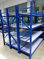Étagères légères sur mesure sans boulons, en métal antirouille, réglables pour entrepôt, garage, usage industriel 2000*500*2000