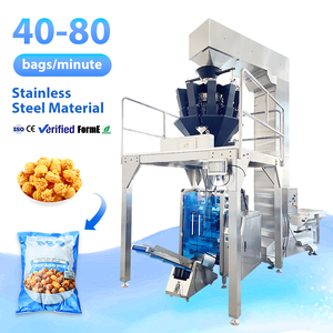 Máquina de Envasado de Alimentos Totalmente Automática, Máquina de Sellado Vertical para Envasar Maíz, Palomitas, Soja, Arroz, Equipo de Empaquetado - Product Image 1