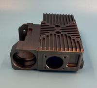 Complex 5-Axis CNC Milled Black Aluminum Enclosure | One-Piece Precision Housing with Deep Cavity & Thin Walls | Meitesi Factory