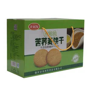 Chinese healthy nutrition breakfast sugar free buckwheat made biscuits