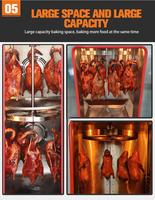 Nouveautés 2024 : Machine à rôtir le poulet, Gril rotatif, Équipement de transformation de la viande, Utilisation en boulangerie, Autres applications de transformation alimentaire