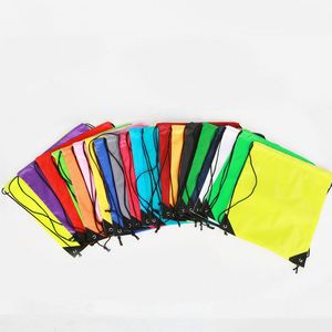 Promotional Professional 210d Polyester Travel Fitness Draw String Sack Pack Sports Backpack <b>Drawstring</b> <b>Bag</b> With Logo - Product Image 3