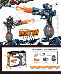 Nuova Pistola ad Acqua Elettrica Potenziata a Lunga Gittata con Spray e LED per Giochi Estivi in Piscina per Bambini e Adulti - Product Image 1