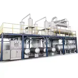 Top quality refined used vehicle engine oil to diesel refinery plant