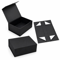 Boîte cadeau magnétique de luxe personnalisée avec laminage mat, carton rigide écologique