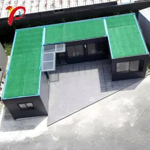 40英尺20英尺预制模块化房屋集装箱房屋，便携式生活价格集装箱房屋希腊，菲律宾家庭集装箱