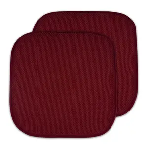 New Design PP Foam Honeycomb Pattern Square Seat Cushion Anti Slip Rubber Back Circular Seat Cushion Dining Chair Cushion