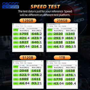 3D NAND QLC NVME 3.0 512GB 솔리드 스테이트 디스크 3세대 128GB 256GB 1TB 2TB 4TB 다중 용량 고속 M.2 NVME SSD - Product Image 6
