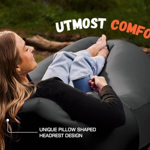 <b>Inflatable</b> Lounger Air <b>Sofa</b> Chair Camping Portable Water Proof Couch for Hiking, Picnics, Outdoor Lightweight and Easy to Set up - Product Image 6