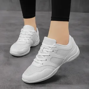 2022 Factory Wholesale Trainer Shoes Cheer Cheerleading Sports Shoe High Quality Bodybuilding Training Sneakers