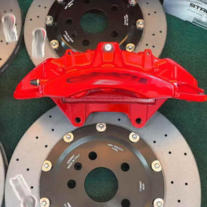ホットセール改造ブレーキディスクキャリパーセット（6ピストンフロント、4ピストンリア）鍛造アルミニウム合金キャリパー、コルベットC8対応 - Product Image 4
