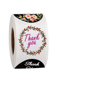 ม้วนสติกเกอร์กาวพิมพ์ลายแบบกำหนดเองฉลากโลโก้ขอบคุณสำหรับน้ำยายาหยอดตา - Product Image 6