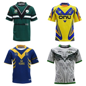 Maglia da Rugby All Blacks 2023 Personalizzata per Uomini Ragazzi Giovani Abbigliamento da Rugby e <span class=keywords><strong>Calcio</strong></span> Set Uniforme da Rugby per Giocatori Squadre Scuole - Product Image 3