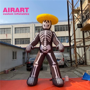 <span class=keywords><strong>Esqueleto</strong></span> Inflable <span class=keywords><strong>del</strong></span> Día de los Muertos, Decoración Inflable de <span class=keywords><strong>Esqueleto</strong></span> de Halloween, Modelo <span class=keywords><strong>Humano</strong></span> de Calavera Personalizado, Inflables de Halloween - Product Image 4
