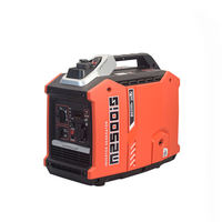 Générateur d'essence portable silencieux BISON CHINA à 4 temps monocylindre 2500W 2.5kW avec démarrage à distance DC AC 50/60Hz CE 8.3L