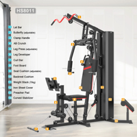 Appareil de musculation multifonctionnel de haute qualité pour la maison avec pile de poids sélectionnable