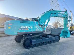 Excavatrice d'occasion de qualité supérieure KOBELCO SK380D, moteur central, engin de construction Kobelco SK380, prix bas - Product Image 3