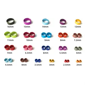 2022 Customized Professional <strong>Racing</strong> 8mm <strong>Pigeon</strong> Leg Bands High Quality Closed Aluminum Bird <strong>Rings</strong> - Product Image 1