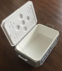 HS Hộp Làm Mát Đá Trò Chơi Phổ Biến Đúc Khuôn Xoay Loại Vật Liệu PE 35L Với Túi Đậu Cho Người Chơi Cắm Trại - Product Image 5