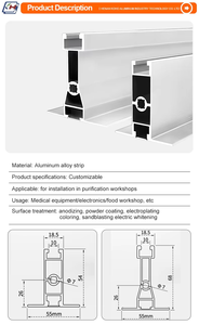 Purificación Aluminio Viga de suspensión en forma de T 55 60 70T Clase de quilla 100 FFU Purificación Aluminio Viga de suspensión en forma de T - Product Image 3