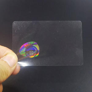 Superposición holográfica transparente personalizada Reino Unido holograma superposición conducción tarjeta de membresía holograma pegatina para tarjetas de visita de Pvc - Product Image 2