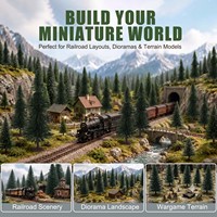 Arbres miniatures pour maquettes de trains, modèle S10115, échelle HO, échelle OO, 11,5 cm, arbres en pin avec racines, lot de 20