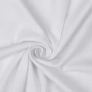 Free Sample TC65-35 Single Jersey Fabric 65% Polyester 35% Spandex Custom Print Fabric