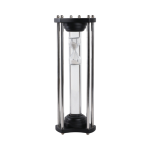 Clessidra Decorativa in Vetro da 15 Minuti per Arredamento Casa e Ufficio - Product Image 1