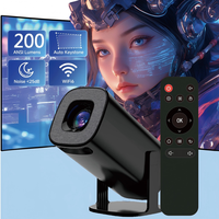 Projecteur portable SYTA V1 200 ANSI Lumens HD Mini projecteur avec support pour cinéma maison et extérieur