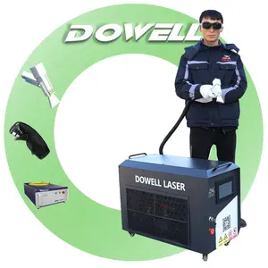 Handheld Pulse Laser Cleaning Metal Machine 1000w 2000W Mini Portable Laser Rust Removal Machine OEM ODM Suppliers