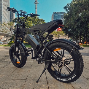 Precio al por mayor V20 Retro Beach Cruiser, Bicicleta Vintage de Neumático Ancho de 20 Pulgadas, Bicicleta Eléctrica Deportiva de 1000W, Fatbike, Stock UE V20 - Product Image 1