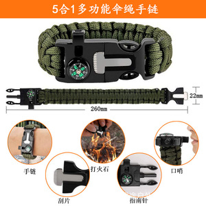 Kit de supervivencia al aire libre 25 en 1, equipo táctico con suministros de primeros auxilios para aventuras en la naturaleza - Product Image 3