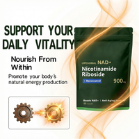 Capsules de Nicotinamide Riboside Trans-Resvératrol Liposomal NAD+ Booster Énergie Cellulaire Anti-Âge 900mg Aliment Complémentaire pour Adultes