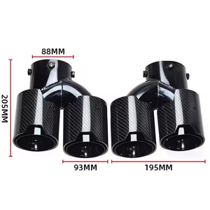 ท่อไอเสียคาร์บอนไฟเบอร์สำหรับ BMW G20/G21/G22/G42 อัพเกรดท่อไอเสีย M240i M340i M440i พร้อมปลายท่อคาร์บอนสี่ชิ้น - Product Image 2