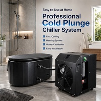 Refroidisseur d'eau pour bain de glace 1HP avec filtre, télécommande WiFi intelligente et pompe pour la thérapie de récupération par immersion froide
