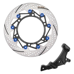 Pour HONDA FORZA 350 FORZA 300 <span class=keywords><strong>frein</strong></span> à disque 2019-2024 (300MM) roue avant modifiée disque de <span class=keywords><strong>frein</strong></span> agrandi <span class=keywords><strong>brembo</strong></span> étrier support - Product Image 4