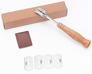 <span class=keywords><strong>Lame</strong></span> de couteau à pain ovale au levain fabriquée à la main manche en bois - Product Image 2