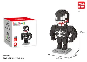 Venta caliente <span class=keywords><strong>Marvel</strong></span> <span class=keywords><strong>Ironman</strong></span> figuras niños bloques de construcción y juguetes modelo de dibujos animados montaje requerido - Product Image 4