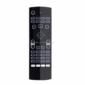 Multifungsi MX3 Fly Air Mouse Backlit Keyboard Penyanyi Android TV Box Remote Control untuk X96 TV Tit