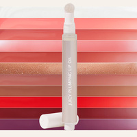 Logo personnalisé brillant à lèvres mat et brillant avec effet hydratant tubes de brillant à lèvres juteux repulpant vente en gros