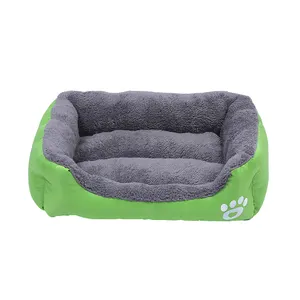 Großhandel Hundehütte in verschiedenen Größen Multi Farben PP Baumwolle wasserdicht Haustier Bett Sofa weich und bequem Hundehütte Nest