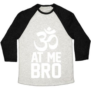 เสื้อยืดเบสบอลโอม แอท เม บรอ ยูนิเซ็กส์ ทริ-เบลนด์ - Product Image 1