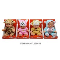 Adorables Muñecas de Silicona de 8 Pulgadas, Muñecas Africanas Realistas de Vinilo, Muñecas Negras Americanas Reborn, Juguetes para Niños