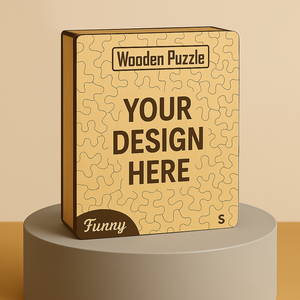 Puzzles en bois personnalisés de formes variées pour adultes, pour l'interaction parent-enfant, avec des bords doux et une finition artisanale - Product Image 4